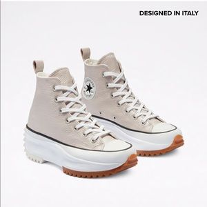 Converse platform sneakers - light metallic pink